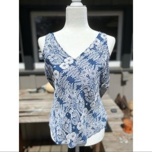 JCrew Abigail Borg silk tank